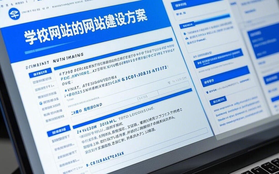 打造完美学校网站的网站建设方案