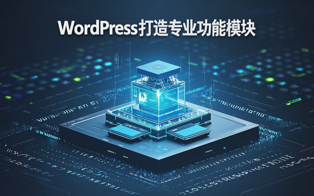 WordPress网站开发全指南：打造专业功能模块实现卓越用户体验
