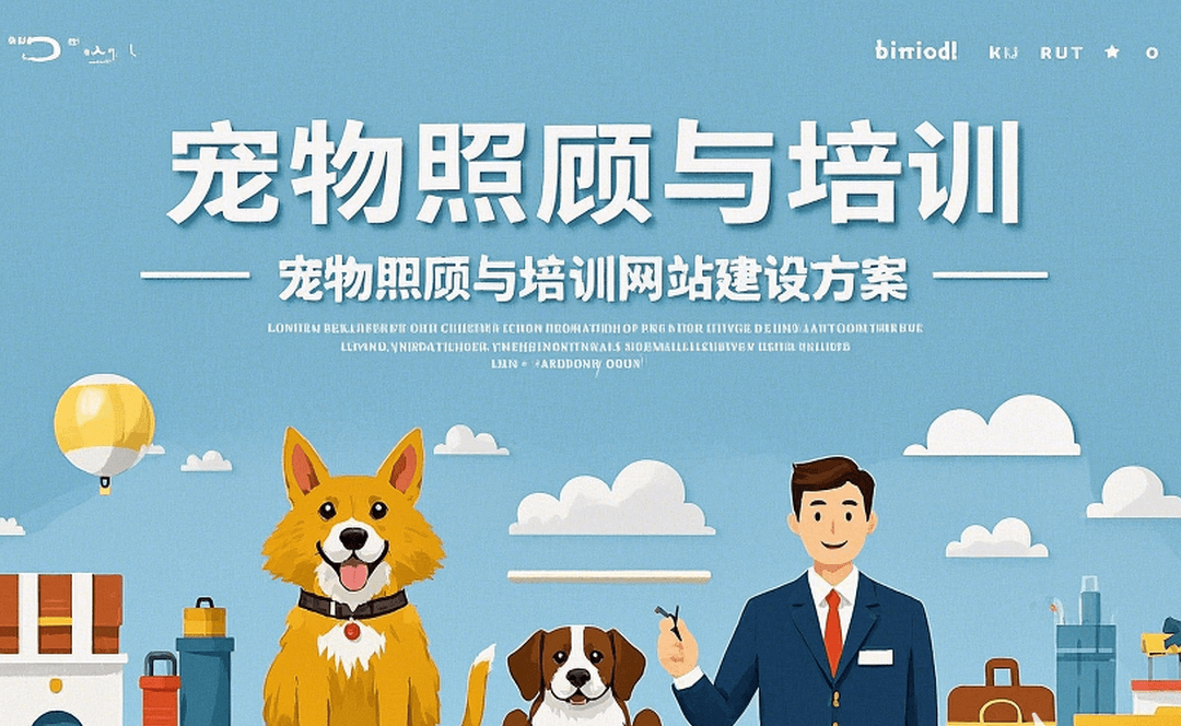 宠物照顾与培训网站建设方案