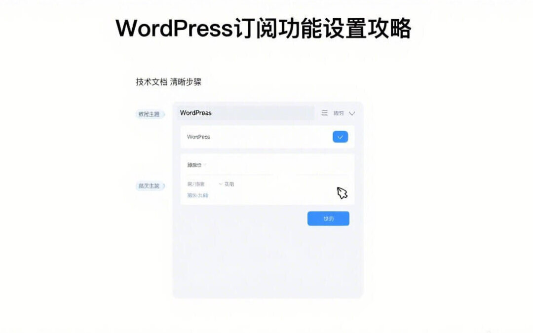 WordPress订阅功能设置攻略