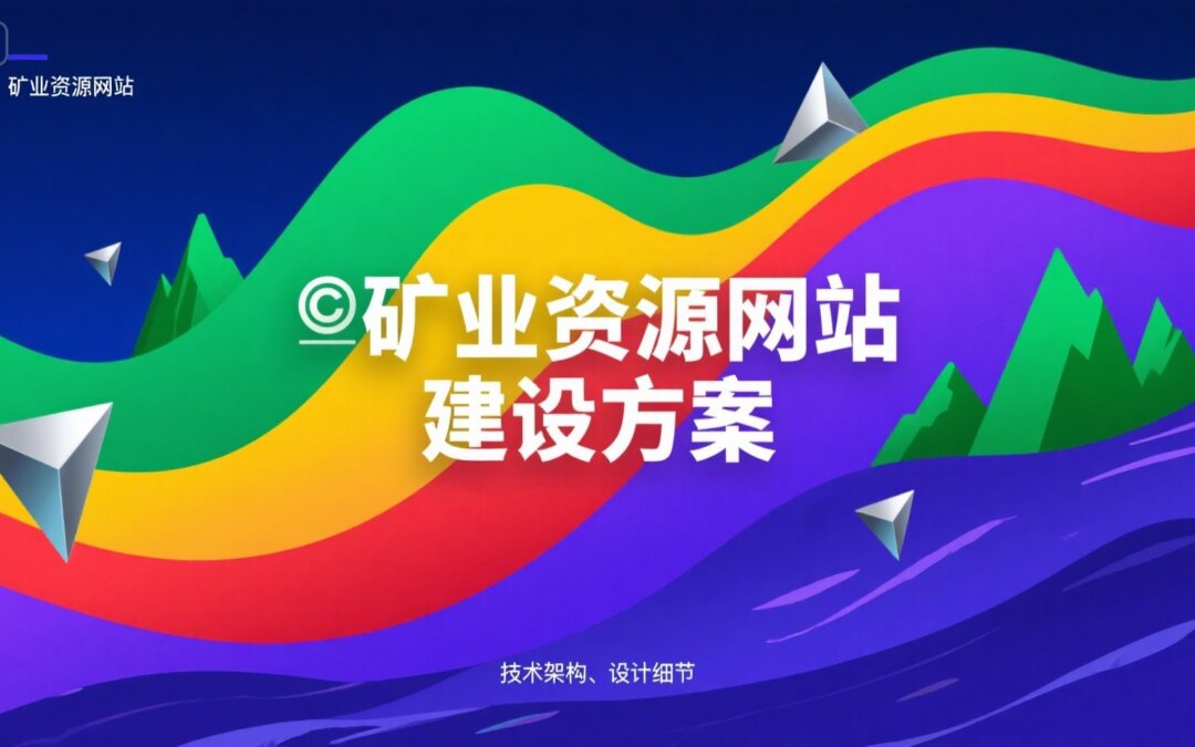 矿业资源网站建设方案