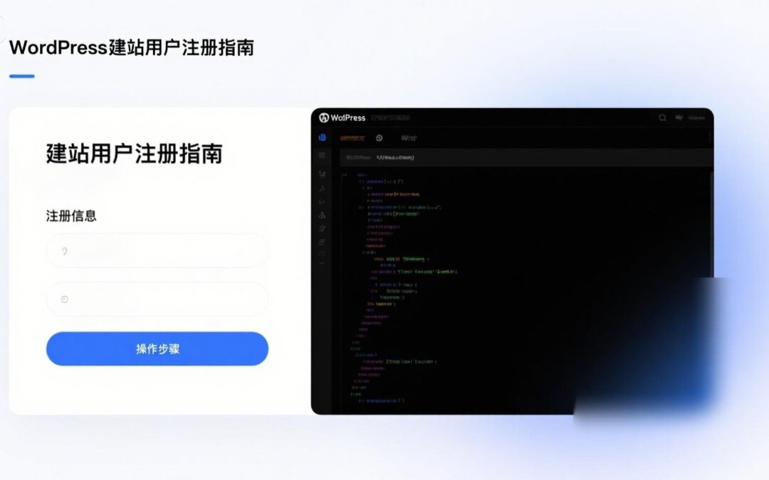 WordPress建站用户注册指南