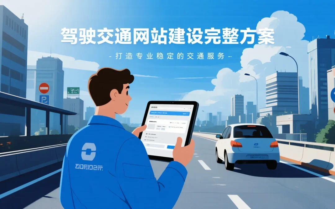 驾驶交通网站建设完整方案