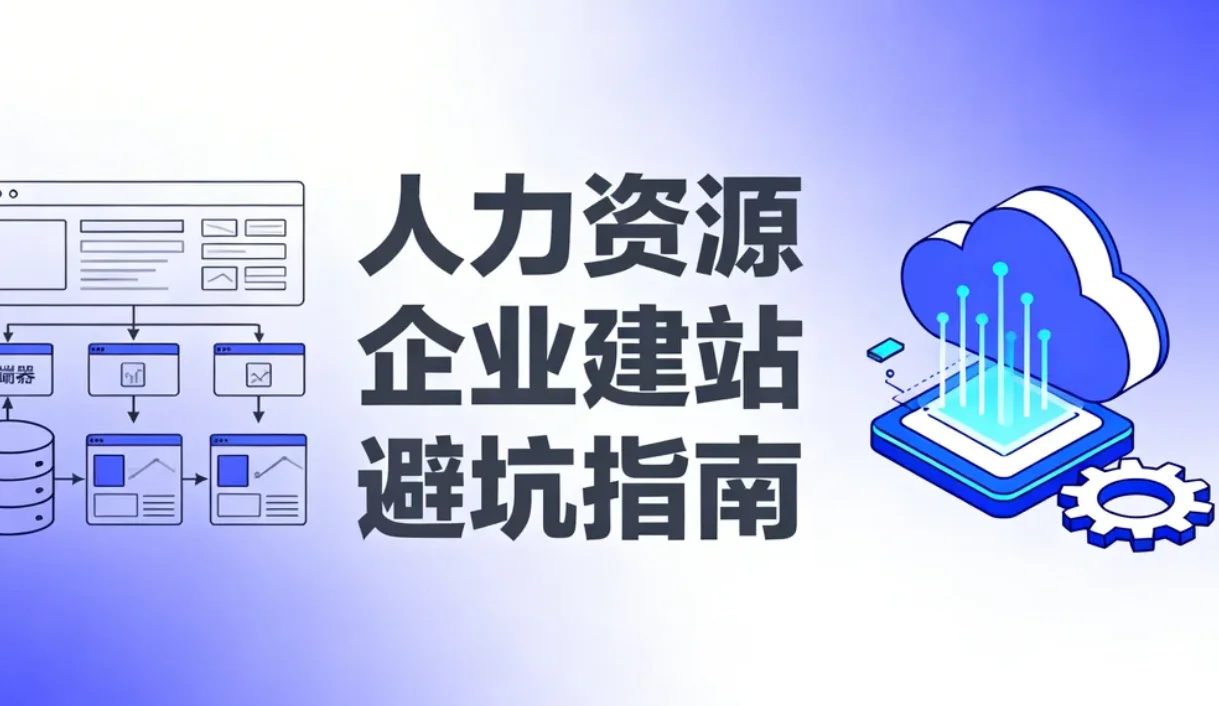 人力资源企业建站避坑指南2026