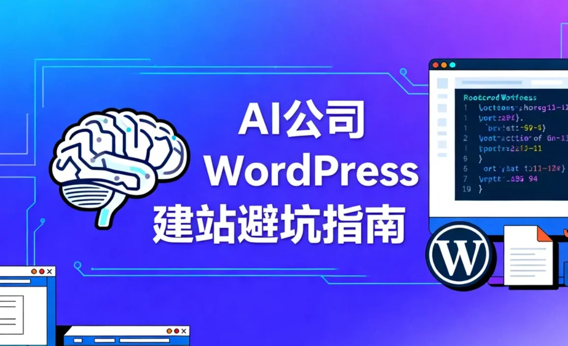 2026年ai公司wordpress建站避坑指南