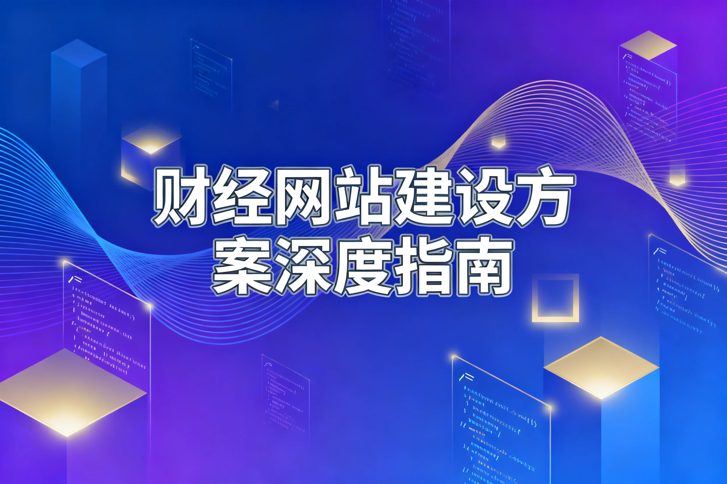 2026财经网站建设方案深度指南