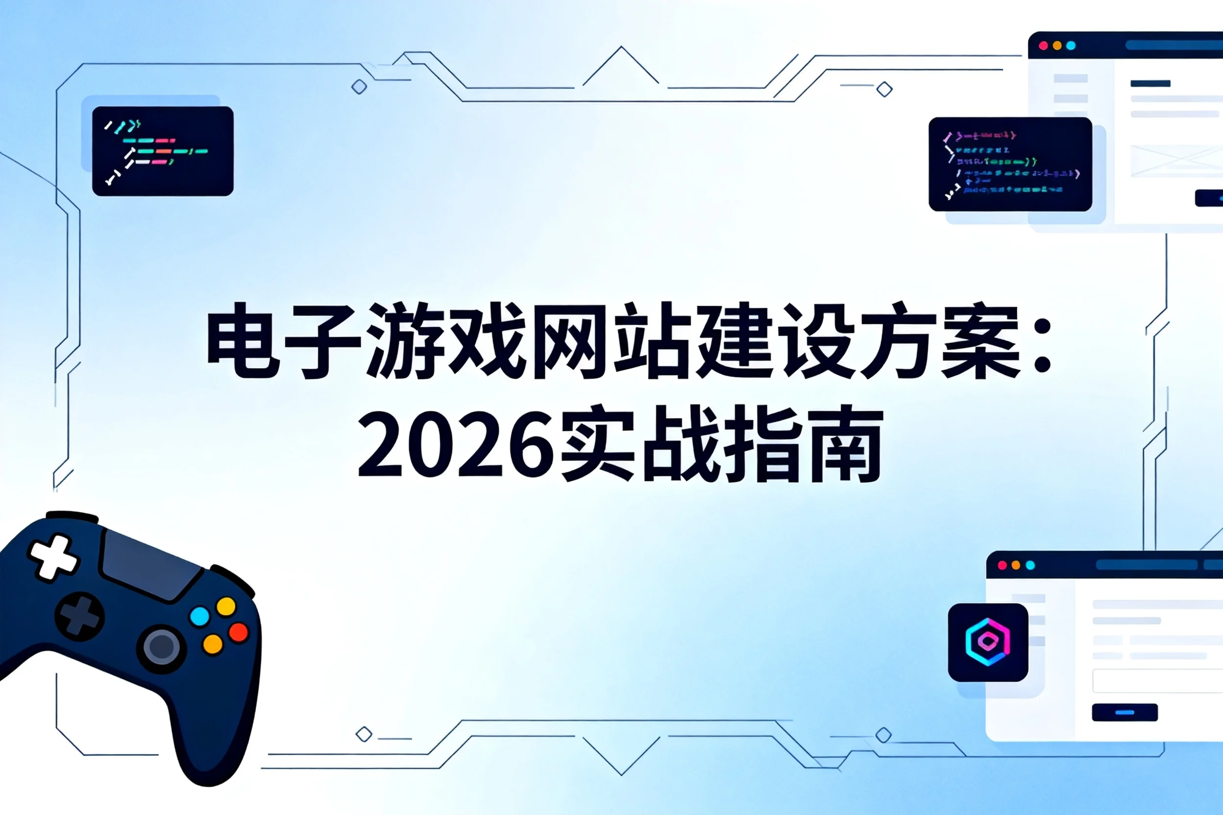 电子游戏网站建设方案：2026实战指南