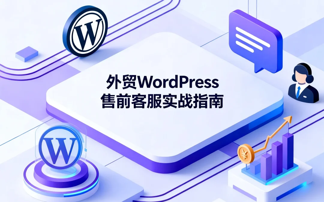 2026外贸WordPress售前客服实战指南