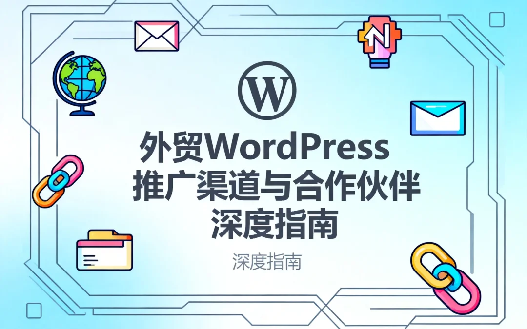 2026外贸WordPress推广渠道与合作伙伴深度指南