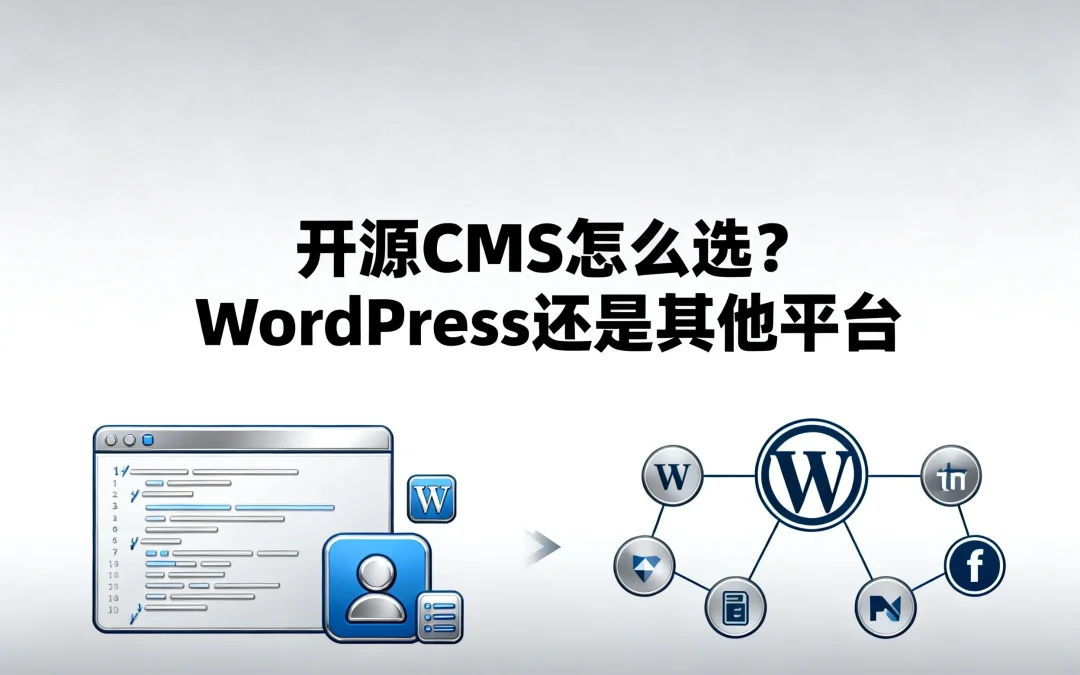 2026年开源CMS怎么选？WordPress还是其他平台