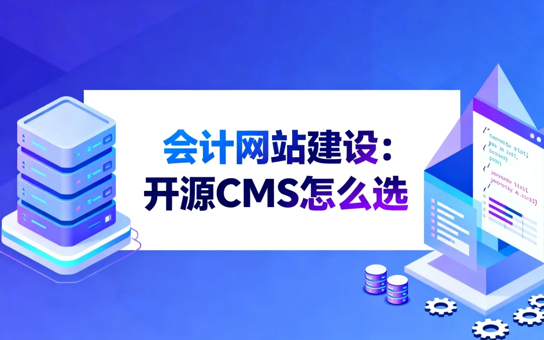 2026会计网站建设:开源CMS怎么选?