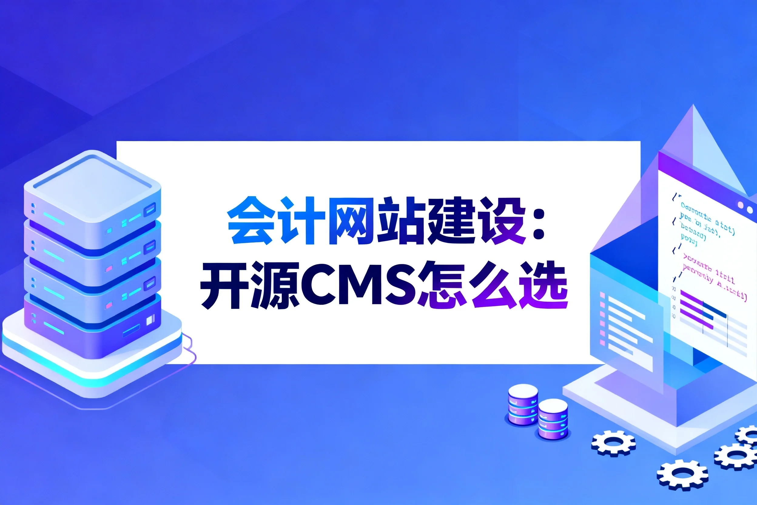2026会计网站建设:开源cms怎么选?
