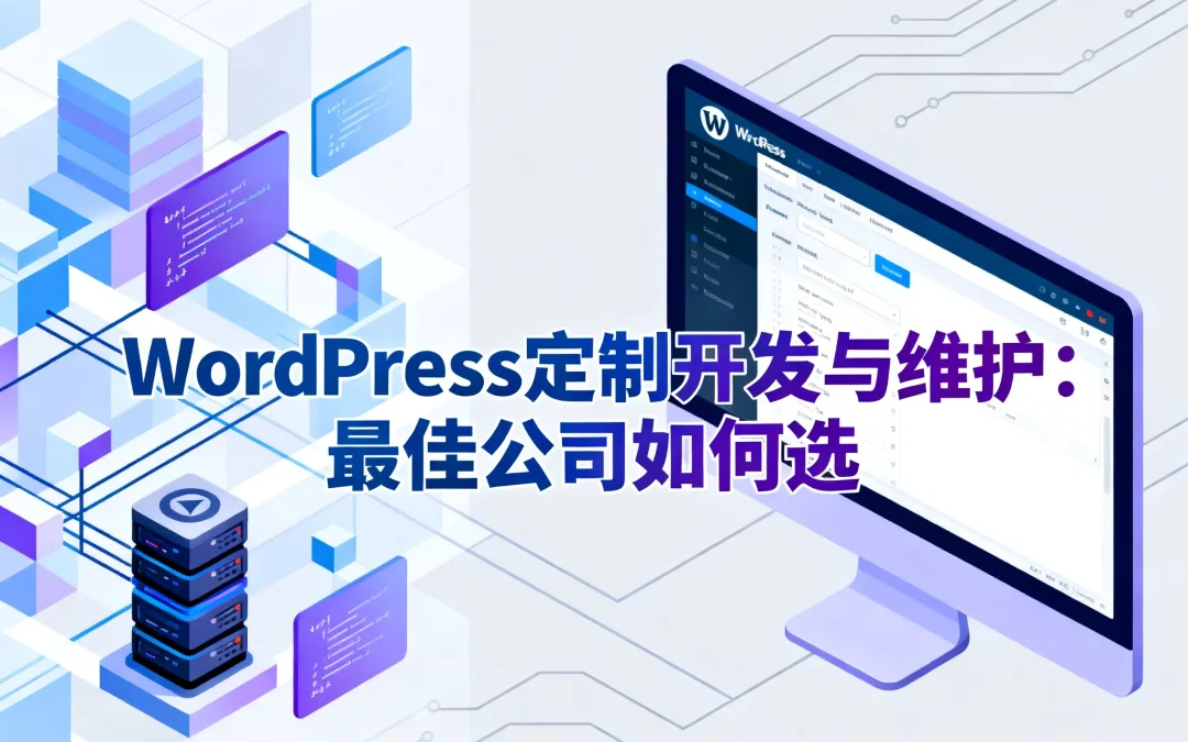 2026 WordPress定制开发与维护:最佳公司如何选?