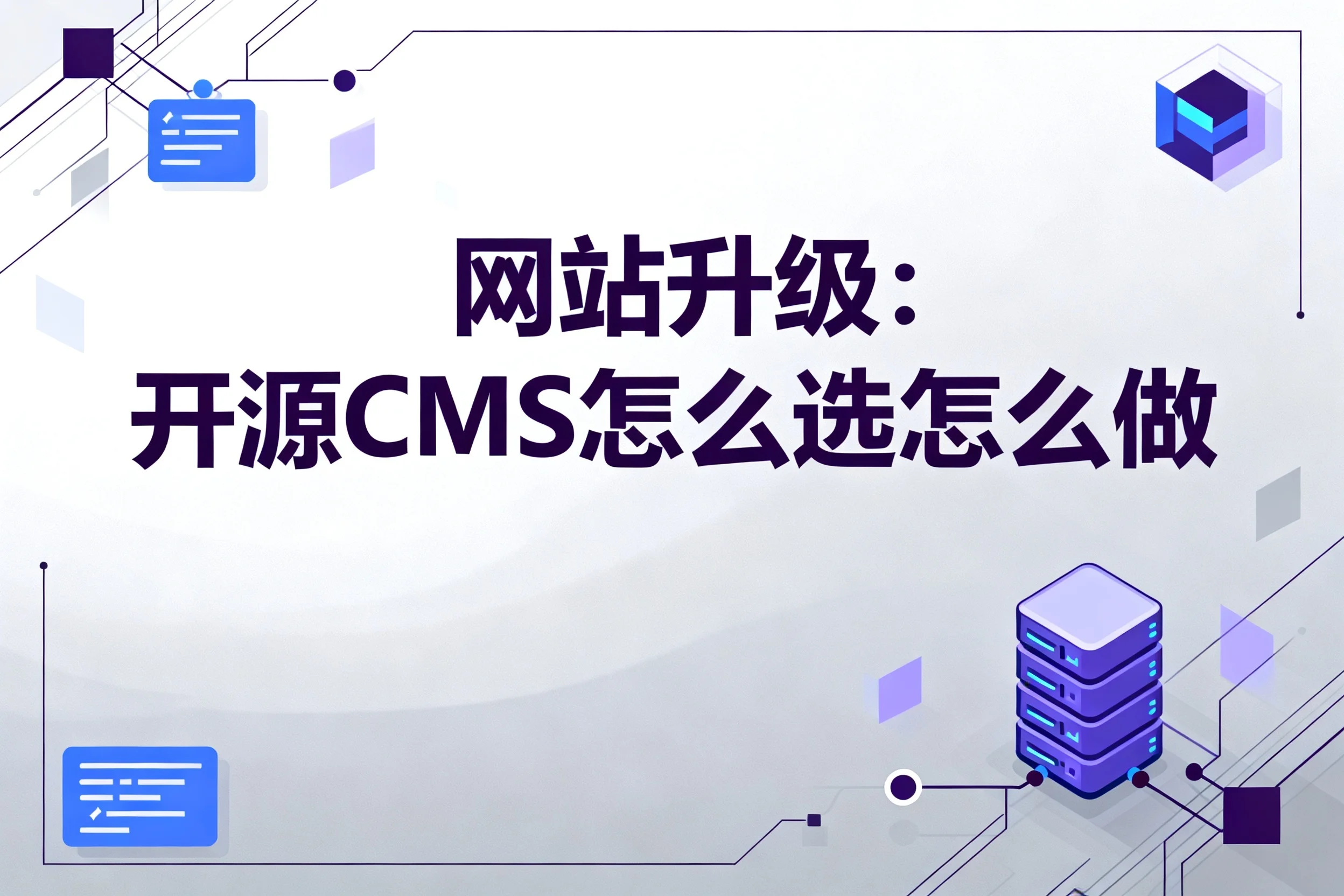 2026网站升级:开源cms怎么选怎么做 2026网站升级:开源cms怎么选怎么做