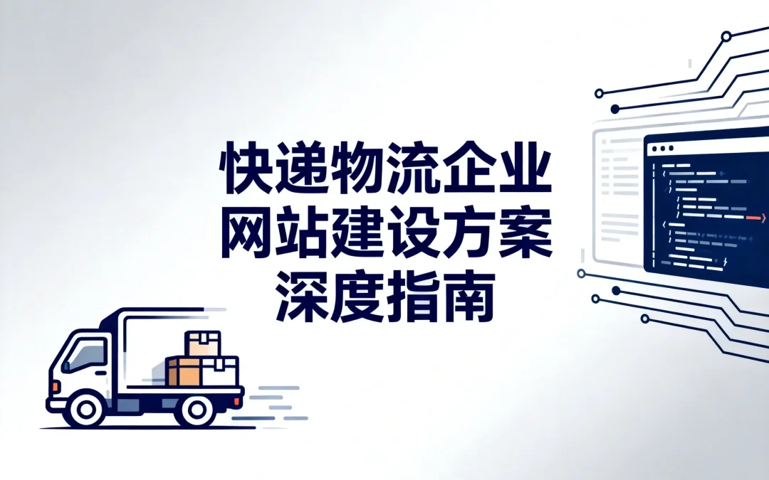 快递物流企业网站建设方案深度指南2026