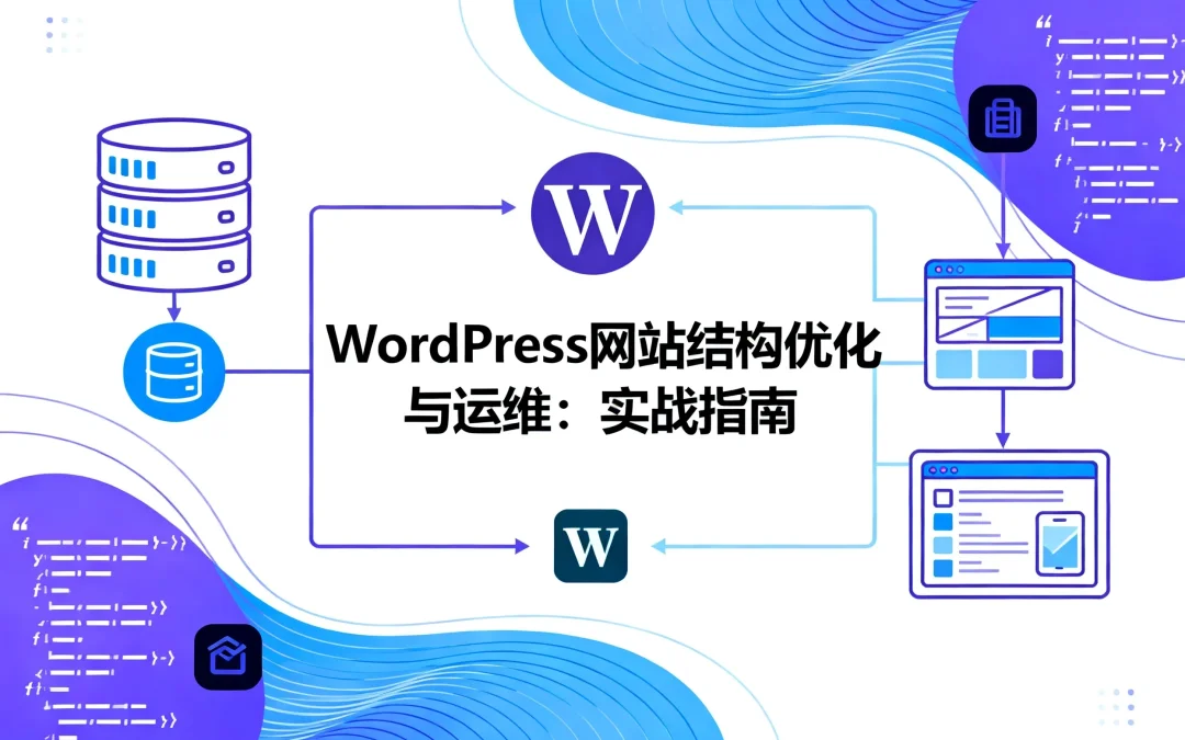 WordPress网站结构优化与运维：2026年实战指南