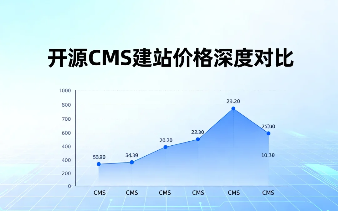 2026开源CMS建站价格深度对比