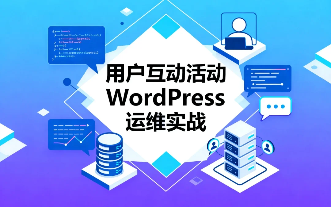 2026用户互动活动WordPress运维实战