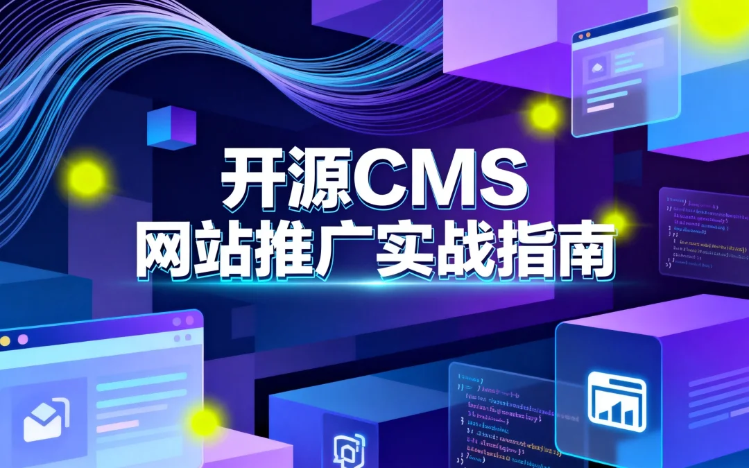 2026开源CMS网站推广实战指南