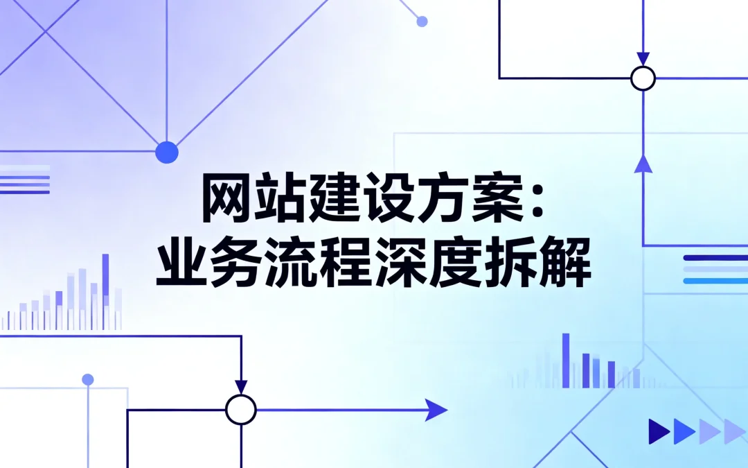 2026网站建设方案:业务流程深度拆解