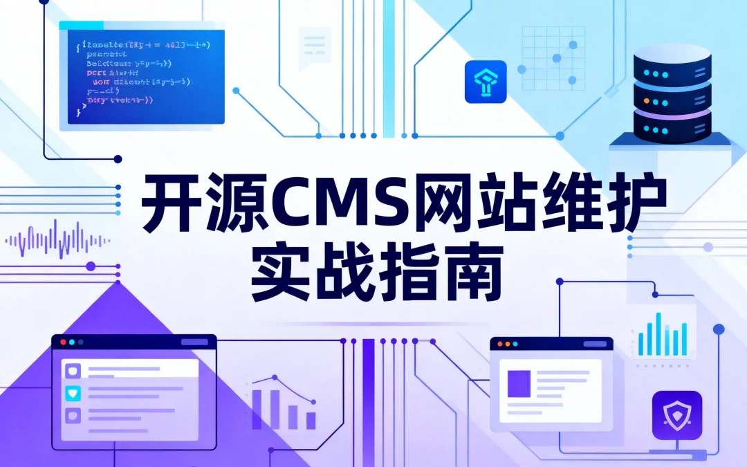 2026年开源CMS网站维护实战指南