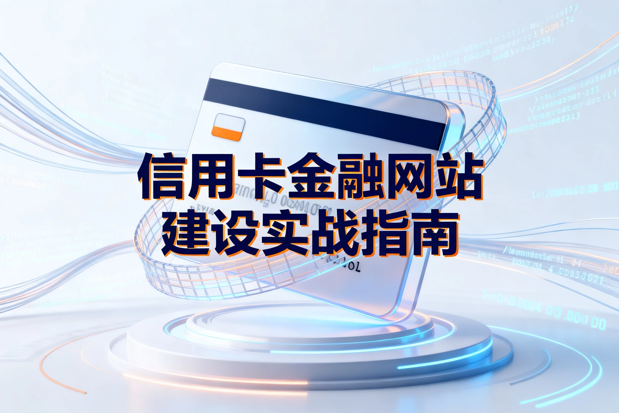 信用卡金融网站建设实战指南2026