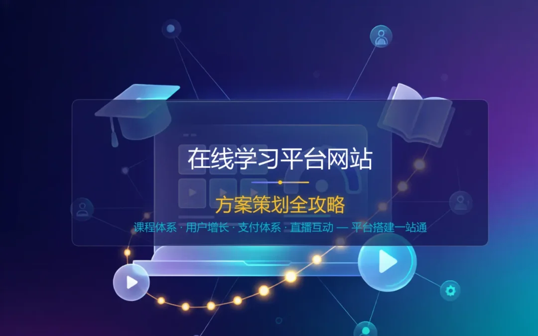 2026在线学习平台网站方案策划全攻略