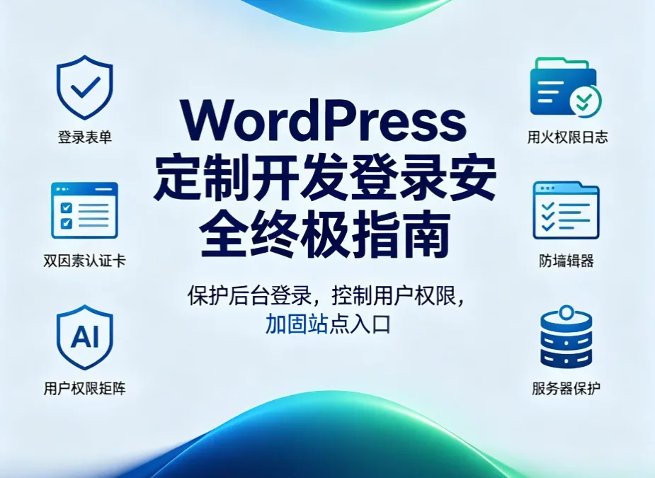 2026年WordPress定制开发登录安全终极指南