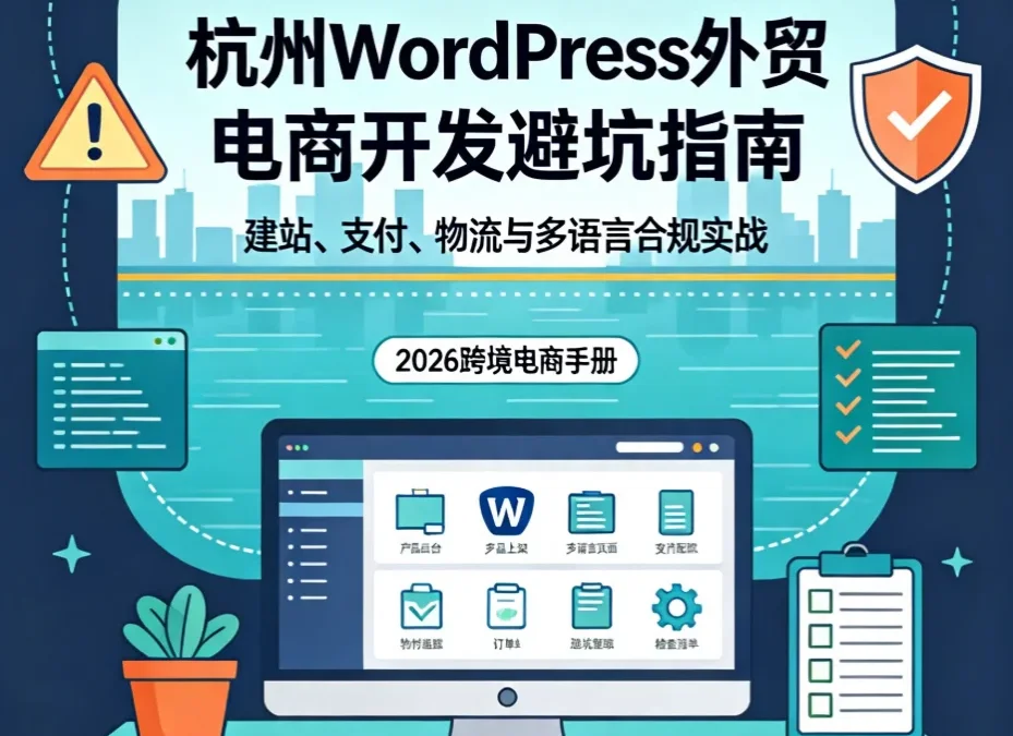 2026杭州WordPress外贸电商开发避坑指南