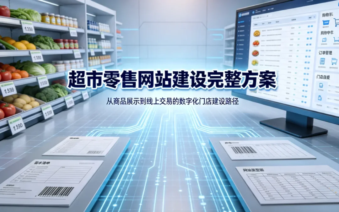2026超市零售网站建设完整方案
