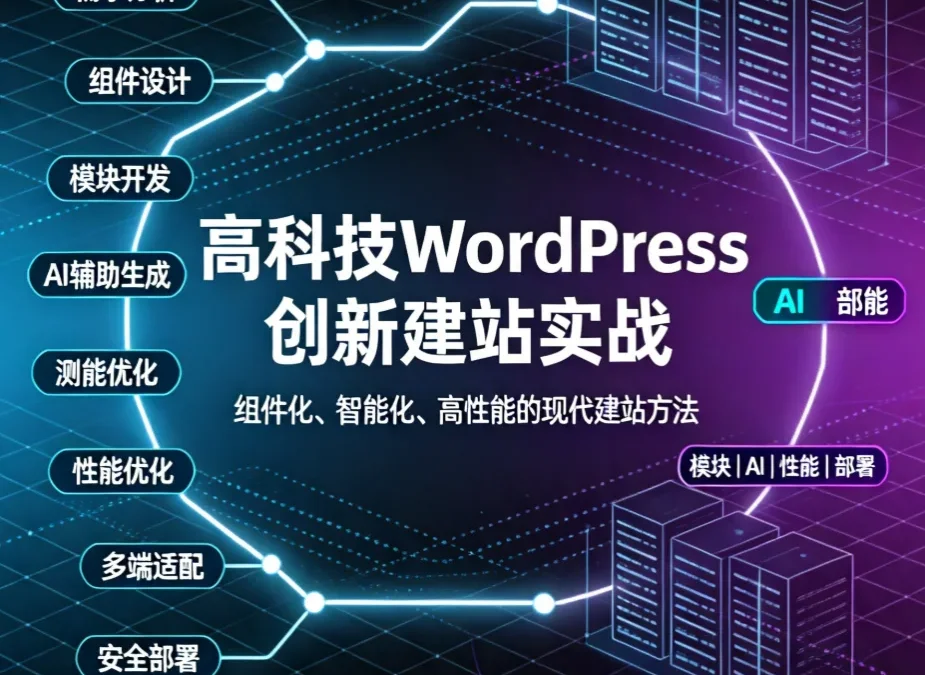 2026高科技WordPress创新建站实战