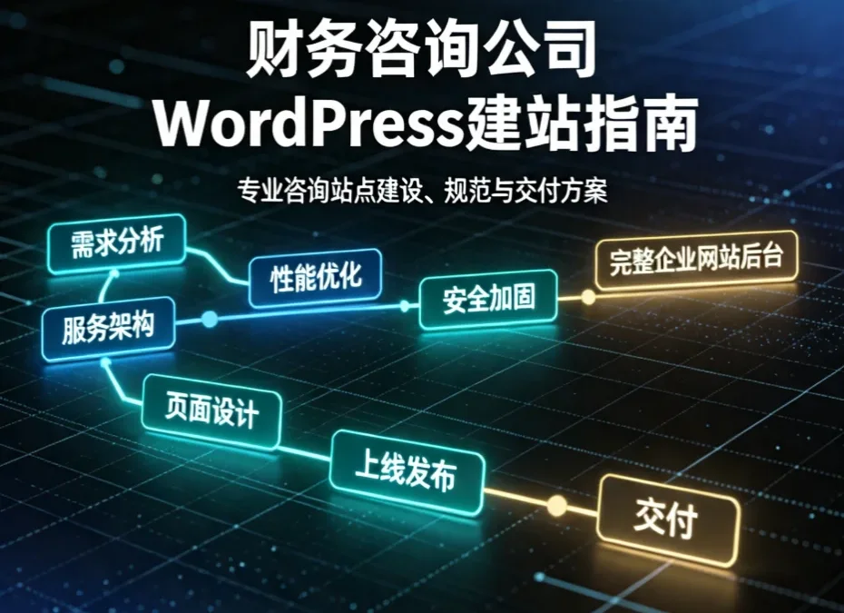 财务咨询公司WordPress建站指南2026
