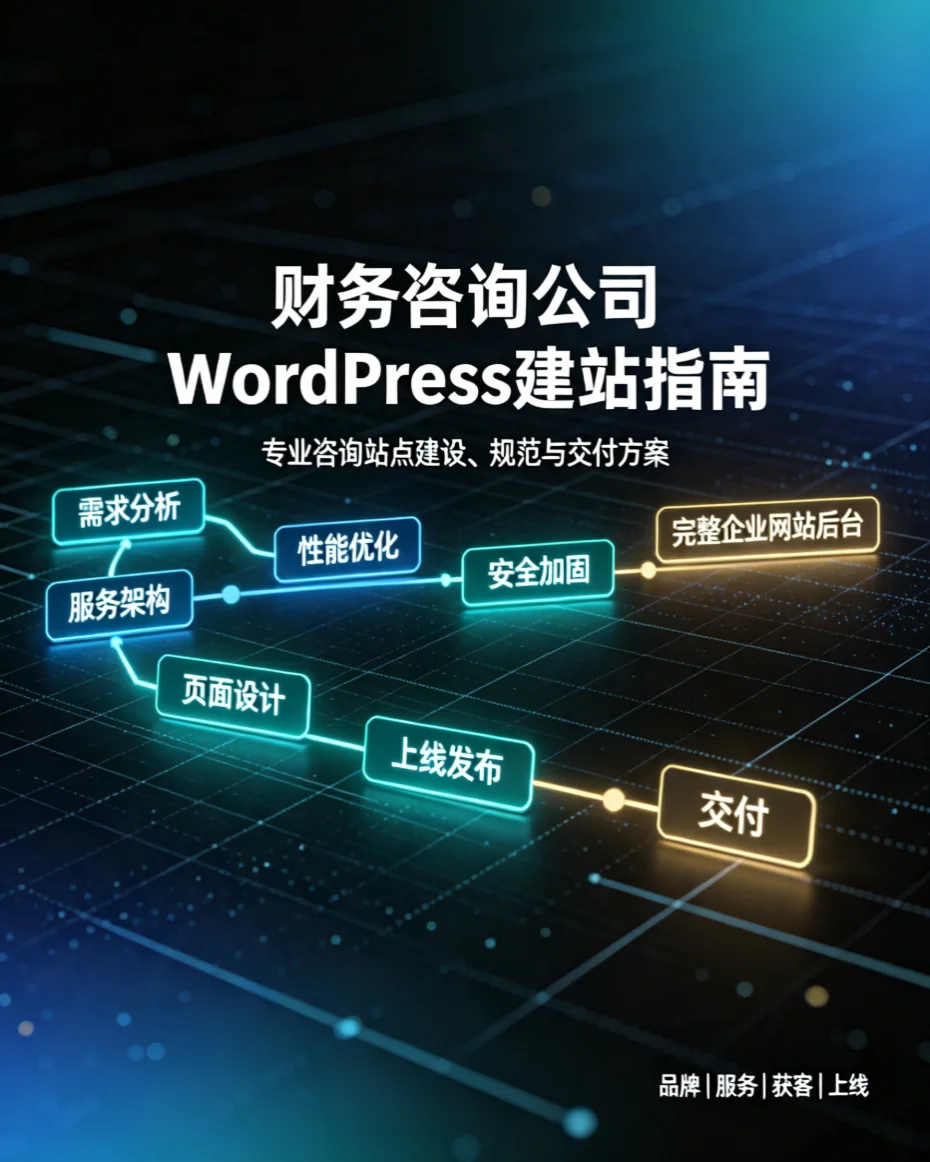 财务咨询公司wordpress建站指南2026