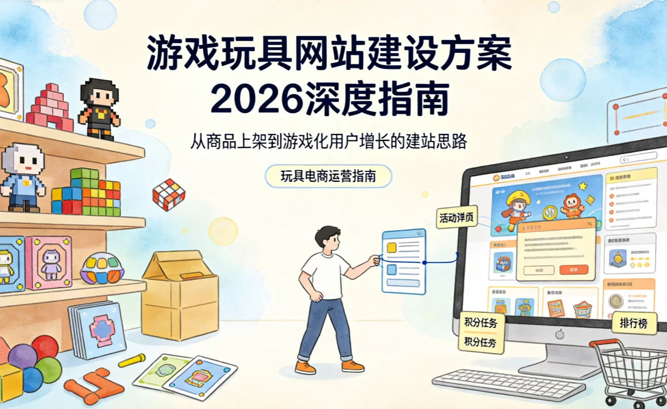 游戏玩具网站建设方案2026深度指南