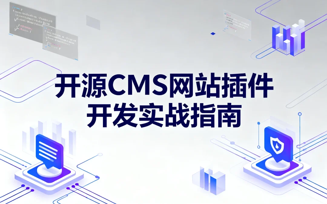 2026开源CMS网站插件开发实战指南
