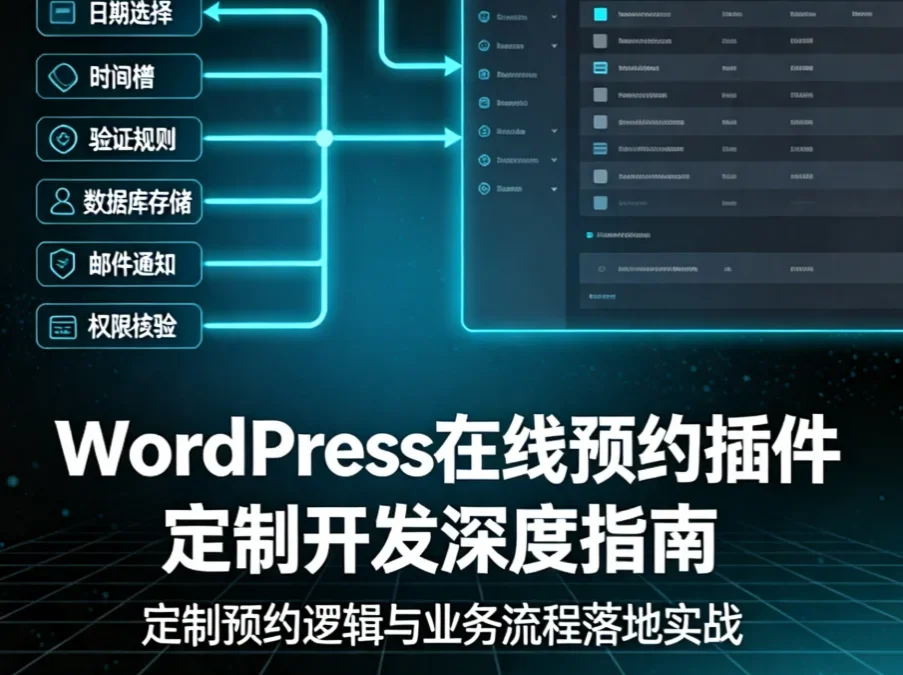 2026年WordPress在线预约插件定制开发深度指南