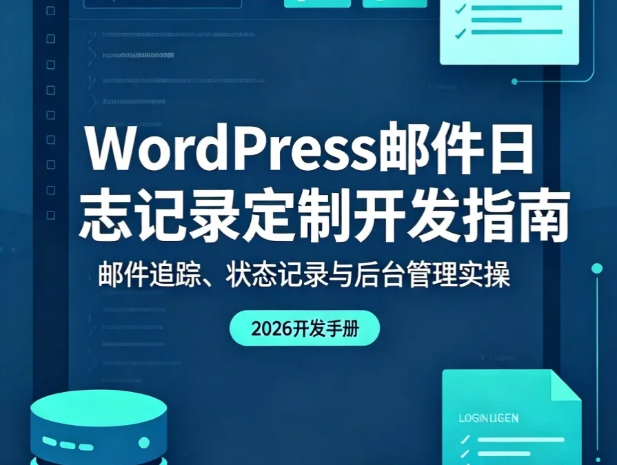 WordPress邮件日志记录定制开发指南2026