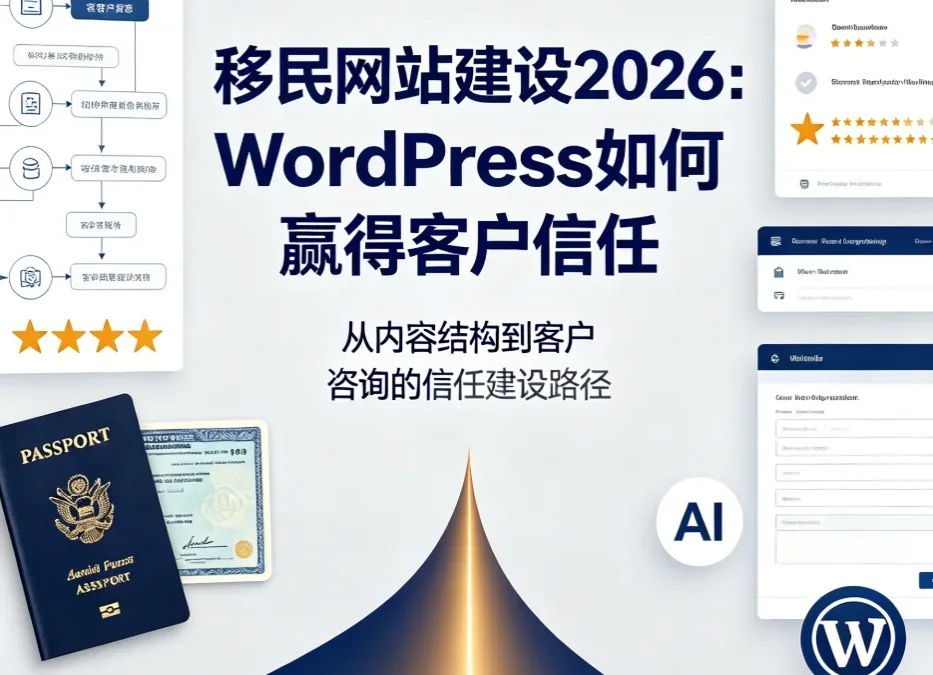 移民网站建设2026：WordPress如何赢得客户信任