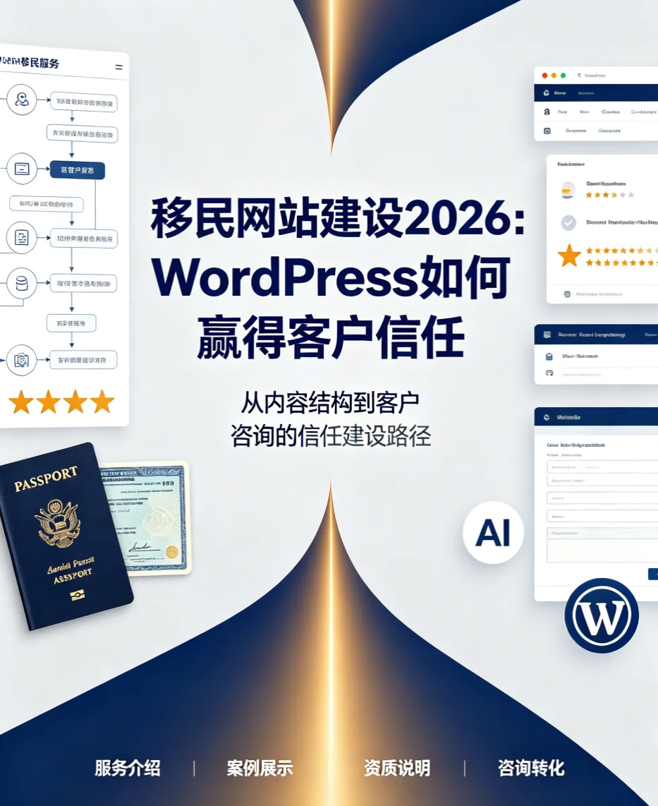 移民网站建设2026:wordpress如何赢得客户信任 移民网站建设2026:wordpress如何赢得客户信任