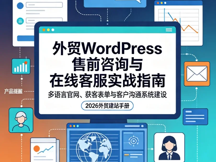 外贸WordPress售前咨询与在线客服2026实战指南