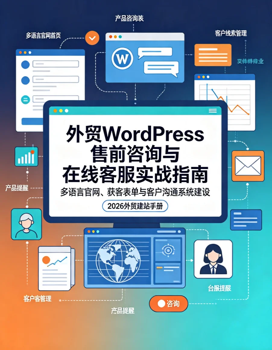 外贸wordpress售前咨询与在线客服2026实战指南 外贸wordpress售前咨询与在线客服2026实战指南