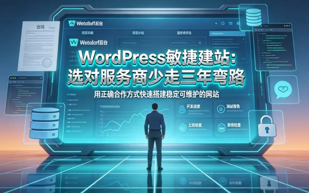 2026年WordPress敏捷建站:选对服务商少走三年弯路