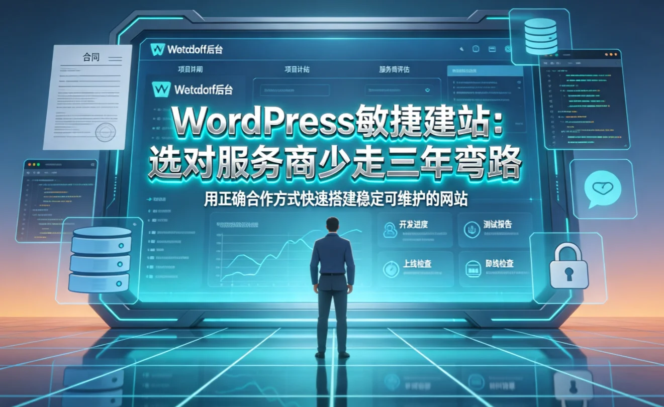 2026年wordpress敏捷建站:选对服务商少走三年弯路 2026年wordpress敏捷建站:选对服务商少走三年弯路