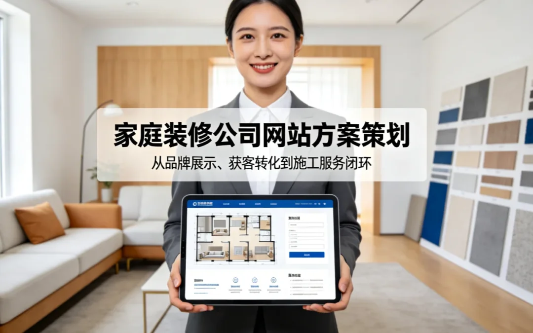 家庭装修公司网站方案策划2026