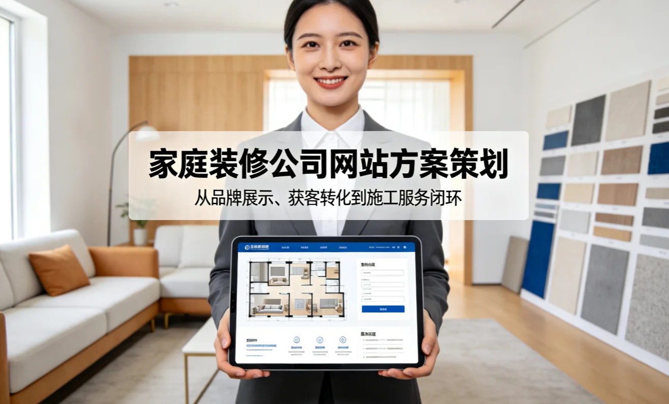 家庭装修公司网站方案策划2026