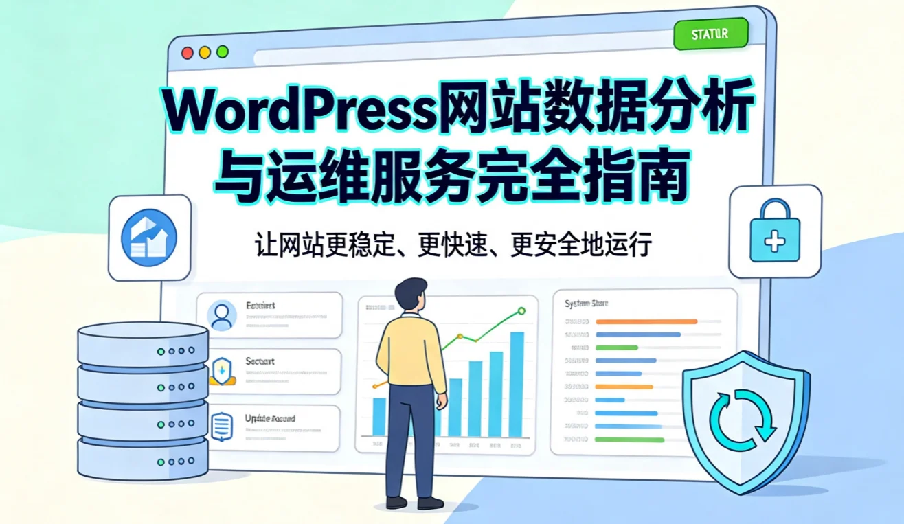 wordpress网站数据分析与运维服务2026完全指南
