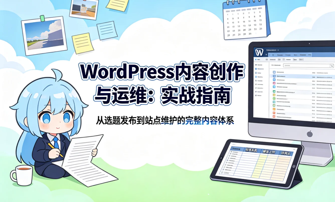 wordpress内容创作与运维：2026年实战指南