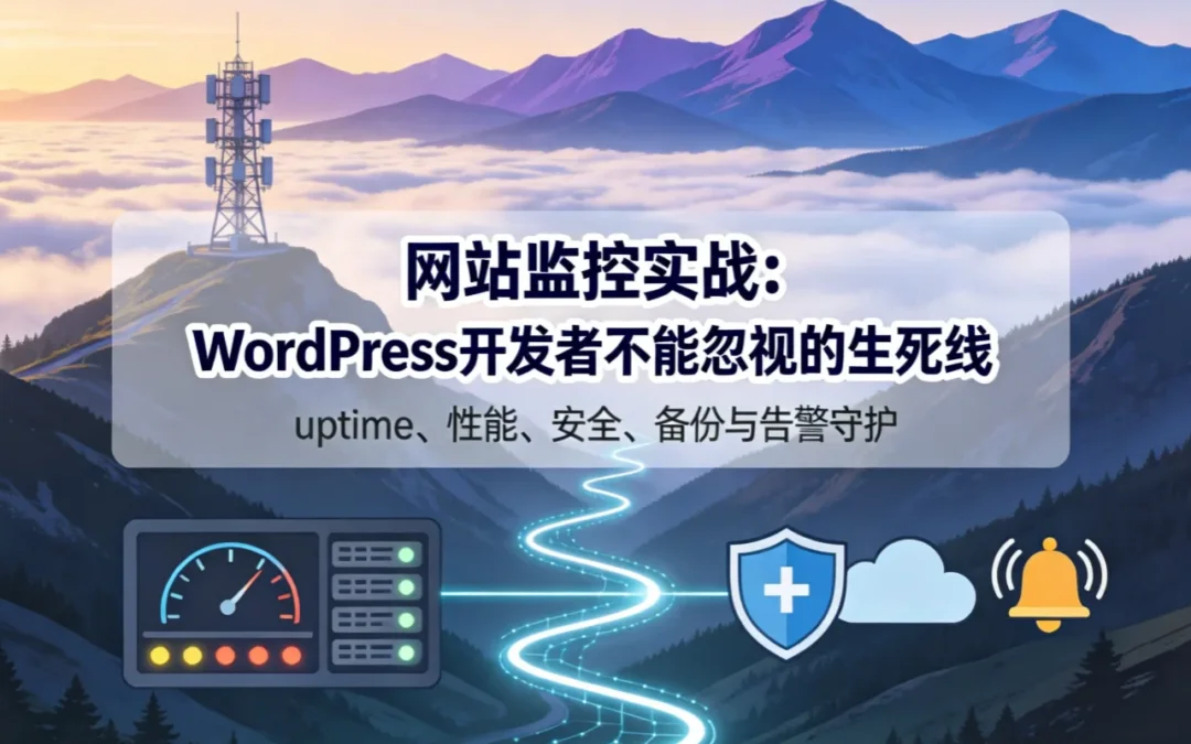 2026网站监控实战:WordPress开发者不能忽视的生死线