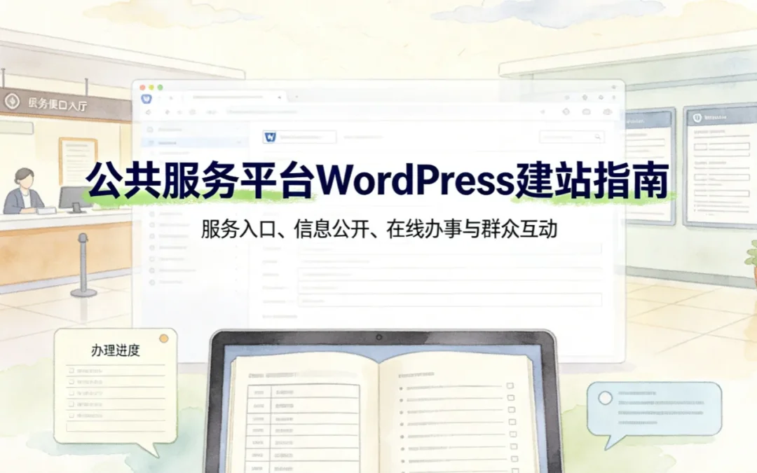 2026公共服务平台WordPress建站指南