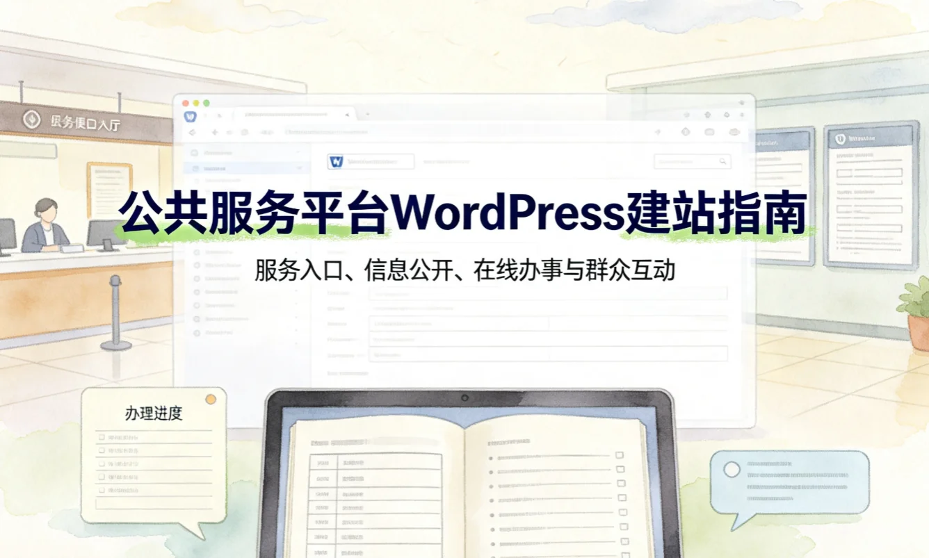 2026公共服务平台wordpress建站指南